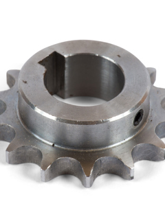 Chain wheel 1/2"-14t-b25 single w/slotted feather key slot